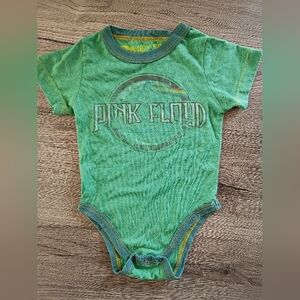 Rowdy Sprout Green Pink Floyd Bodysuit